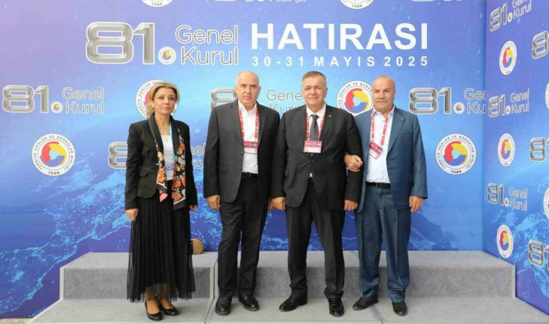 GTB Yönetim Kurulu Başkanı Mehmet Akıncı ve GTB TOBB delegeleri,