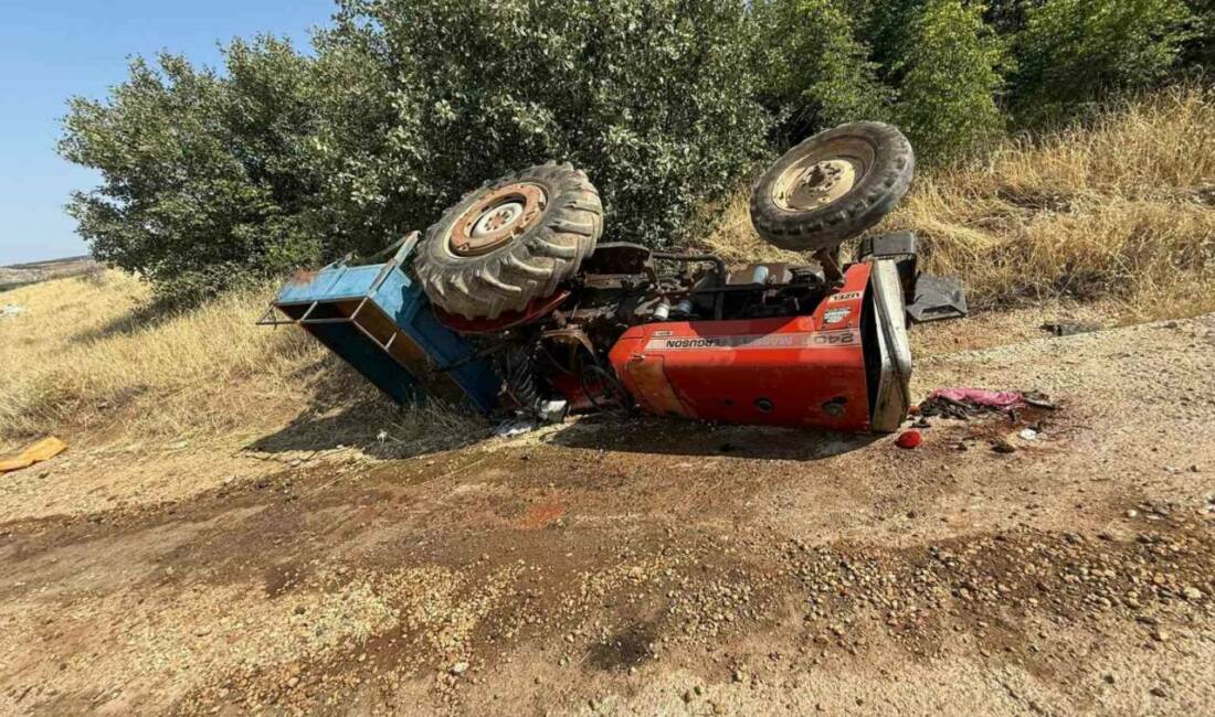 Şanlıurfa’nın Halfeti ilçesinde traktörün devrilmesi sonucu meydana gelen kazada 3