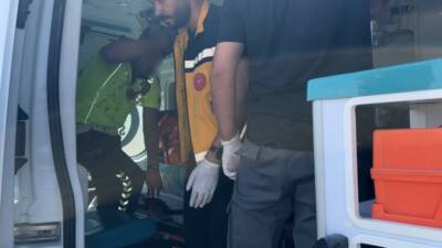 Adıyaman’da, kamyonetin arkadan çarptığı polis aracındaki 2 polis memuru yaralandı.