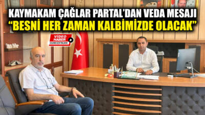 1 Eylül 2022 tarihinde başladığı Besni Kaymakamlığı görevini yaklaşık 3