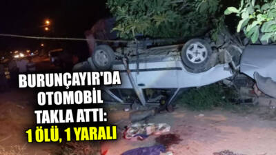 Besni'ye bağlı Burunçayır köyünde otomobilin takla atması sonucu 1 kişi