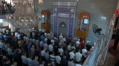 Kurban Bayramı coşkusu Kilis’te sabahın erken saatlerinde camilerde başladı. Hacı