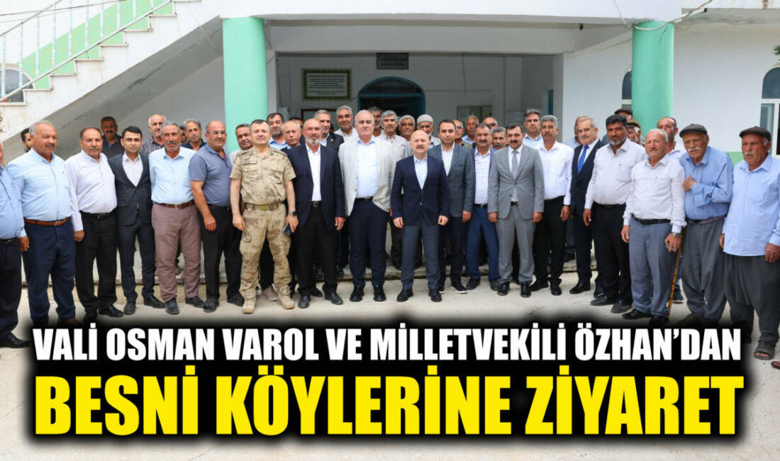 Adıyaman Valisi Dr. Osman Varol ve Ak Parti Adıyaman Milletvekili