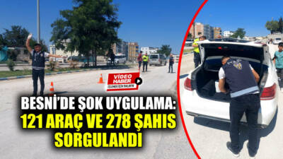 Besni İlçe Emniyet Müdürlüğü, kamu düzeninin sağlanması, suç ve suçlularla