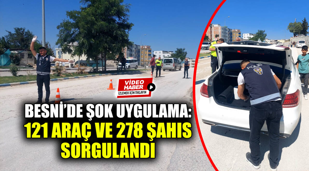 Besni İlçe Emniyet Müdürlüğü, kamu düzeninin sağlanması, suç ve suçlularla