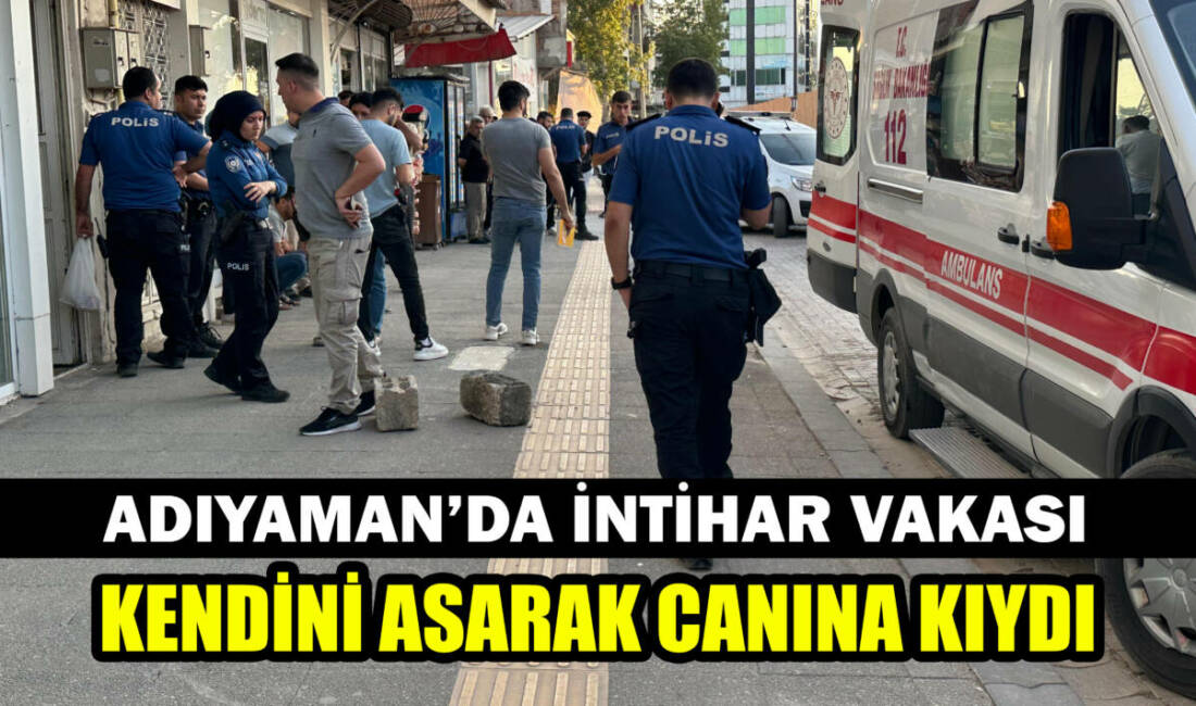 Adıyaman’da bir kişi kendini asarak yaşamına son verdi.
