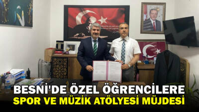 Besni Belediye Başkanı Reşit Alkan ve Besni İlçe Milli Eğitim