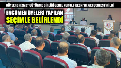 Besni Kaymakamı Çağlar Partal’ın başkanlığında, İl Genel Meclisi üyeleri ve
