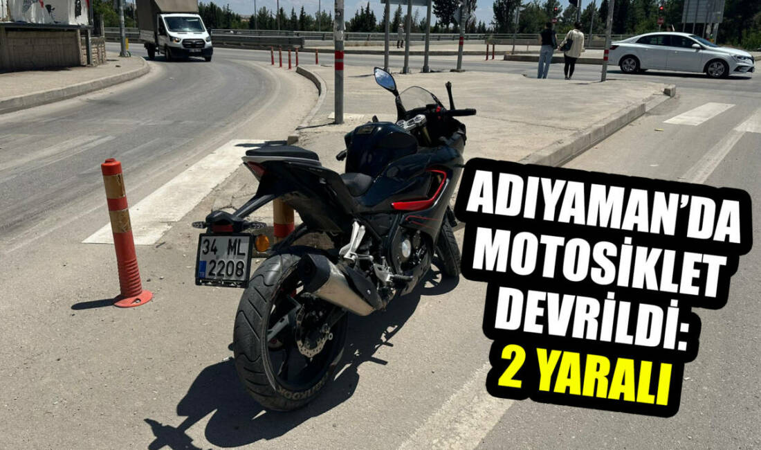 Adıyaman’da, sürücüsünün direksiyon hakimiyetini kaybettiği motosikletin devrilmesi sonucu 2 kişi
