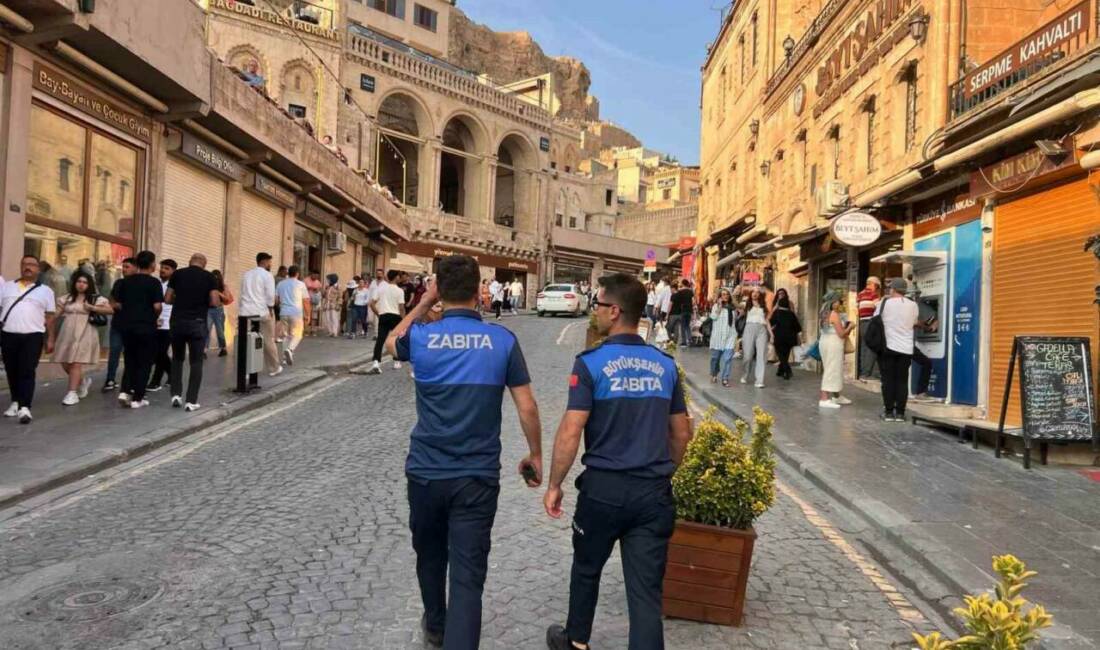 Mardin Büyükşehir Belediyesi Zabıta Daire Başkanlığı, bayram süresince şehirde huzur