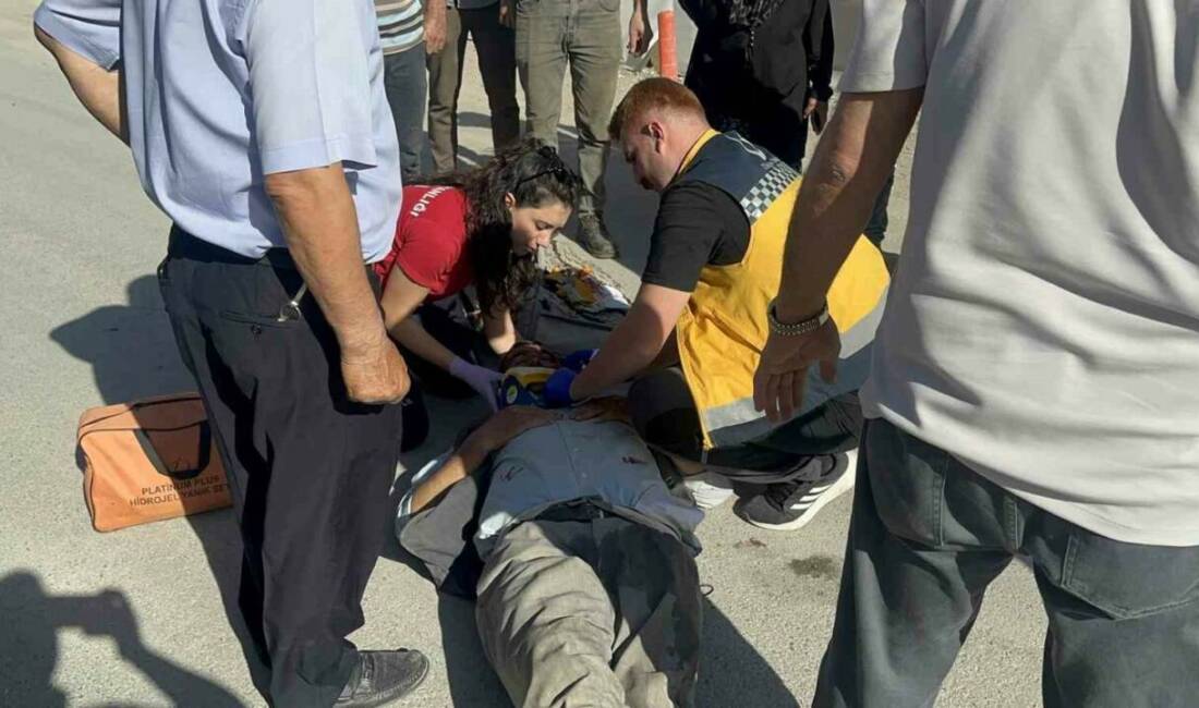 Adıyaman'da motosiklet kazası meydana geldi. Fahrettin Tuluk'un kullandığı motosiklet devrildi