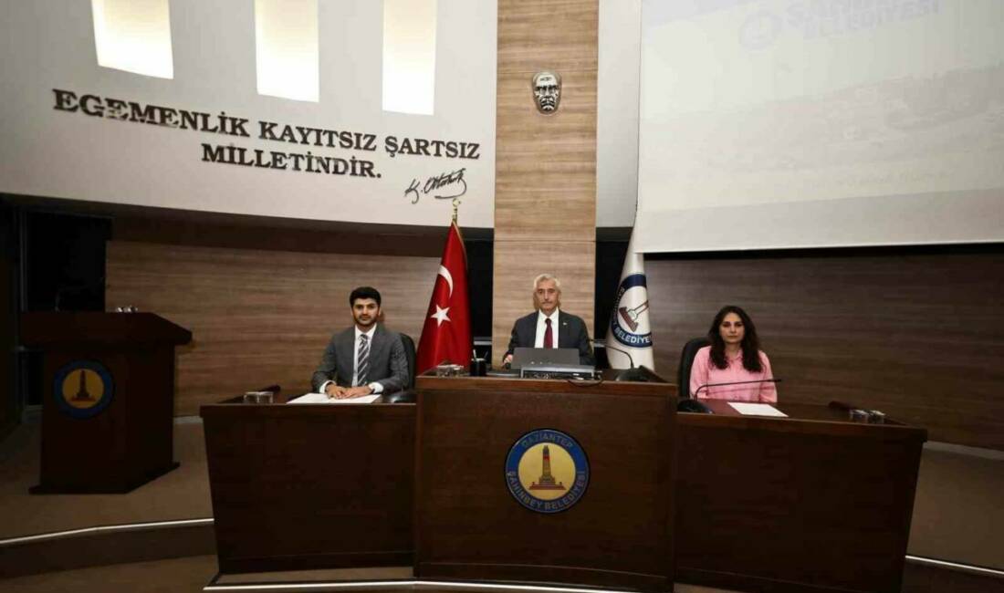 Şahinbey Belediyesi Haziran ayı meclis toplantısının 1. oturumu Mehmet Tahmazoğlu