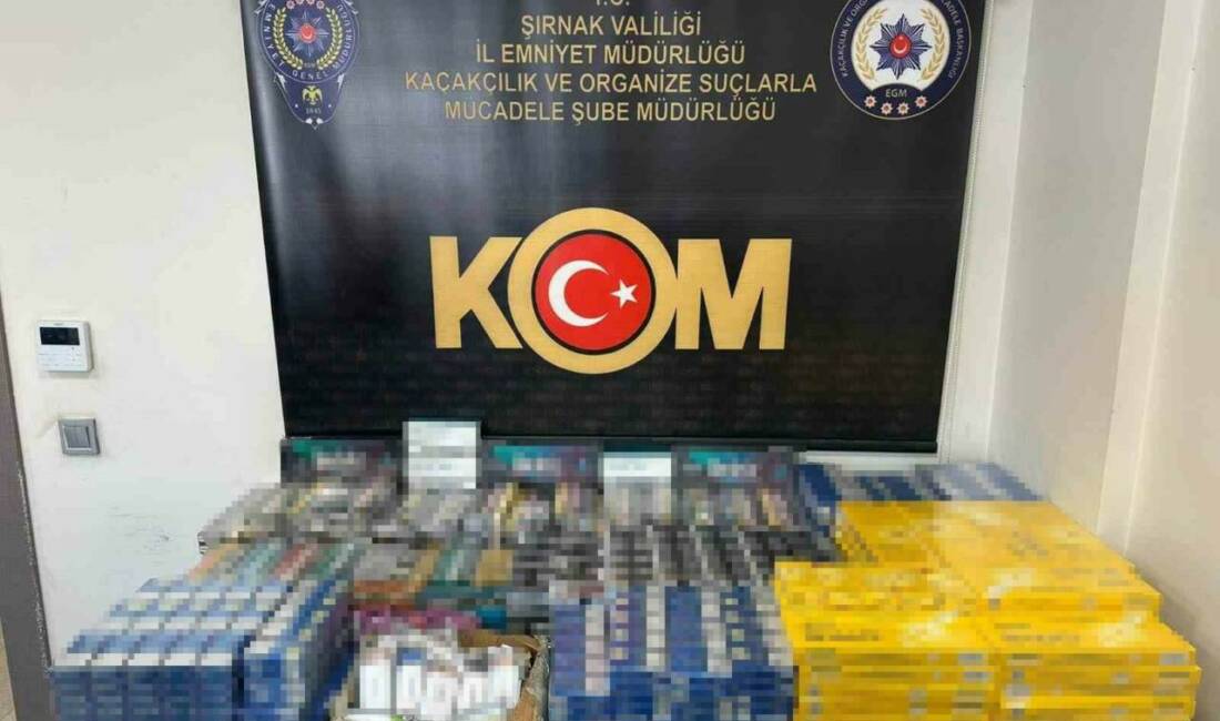 Şırnak İl Emniyet Müdürlüğü ekipleri, bir hafta süren operasyonlar sonucunda