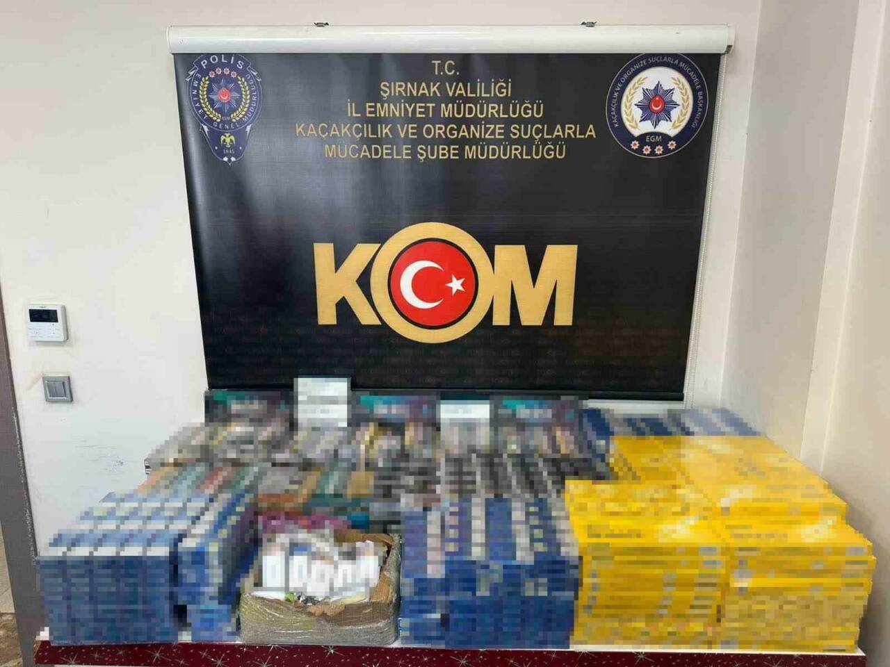 Şırnak İl Emniyet Müdürlüğü ekipleri, bir hafta süren operasyonlar sonucunda