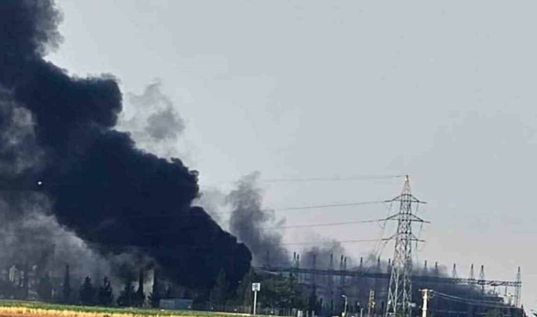 Trafo merkezindeki yangına müdahale eden işçi dumandan etkilendi Şanlıurfa'nın Viranşehir ilçesinde, Tarımsal sulama abonelerine elektrik sağlayan TEİAŞ'a ait