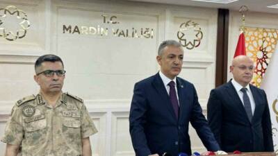 Mardin Valisi ve Büyükşehir Belediye Başkan Vekili Tuncay Akkoyun, aylık