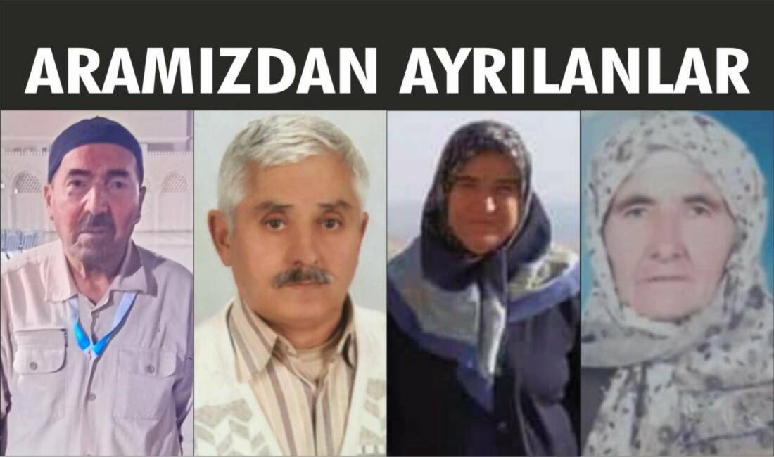 19-20-21.07.2025 Cumartesi, Pazar, Pazartesi gününe ait Besni’de Vefat Edenler köşesi.