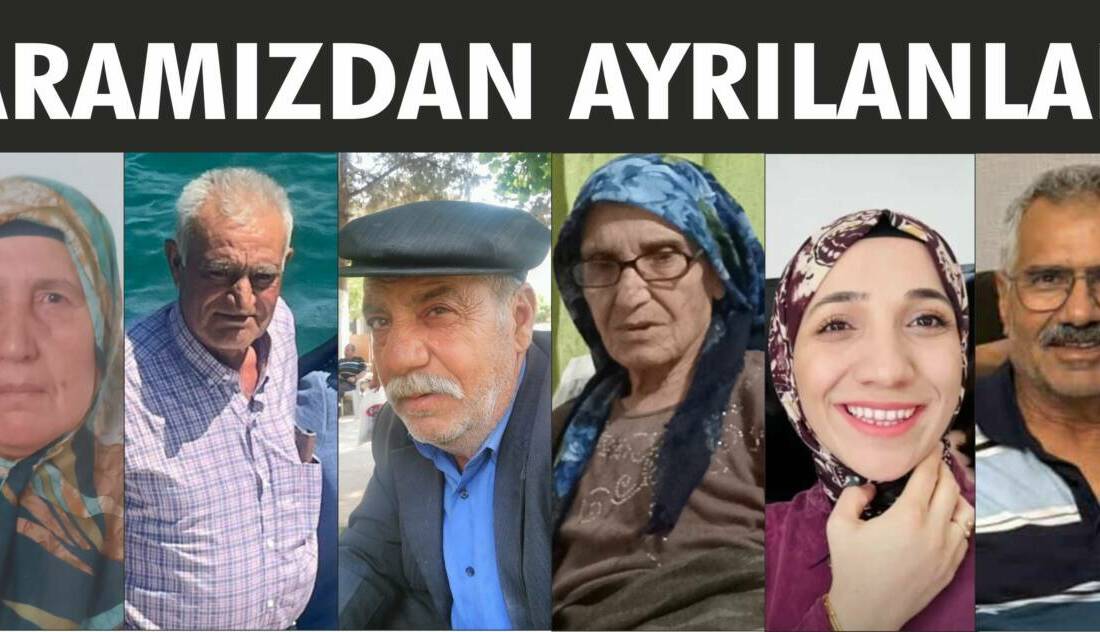 23-24-25.07.2025 Çarşamba, Perşembe, Cuma gününe ait Besni’de Vefat Edenler köşesi.