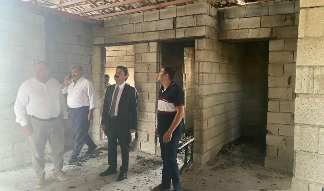 Besni’ye bağlı Kurugöl Köyü’nde geçtiğimiz günlerde yaşanan yangında zarar gören