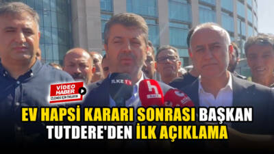 Adıyaman Belediye Başkanı Abdurrahman Tutdere, hakkında verilen ev hapsi kararı