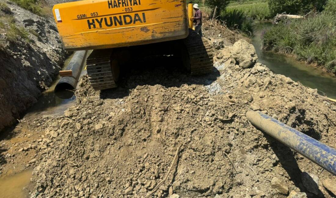 Adıyaman Belediyesi ve Emlak Konut işbirliğiyle Havşeri İsale Hattı’nda yenileme