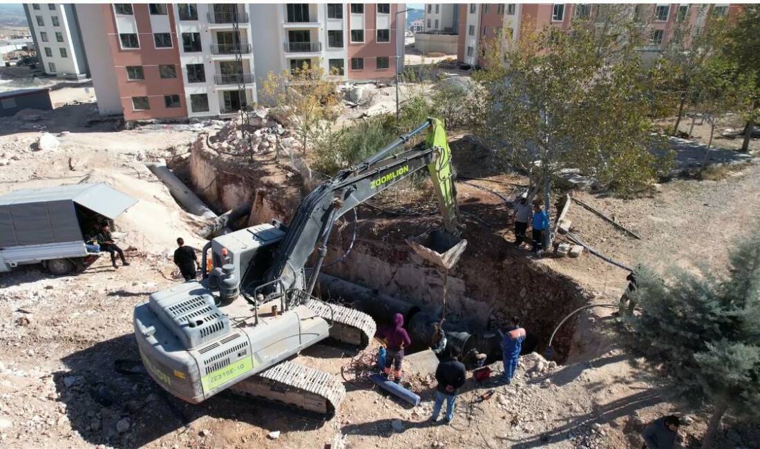 Adıyaman’da, özel bir firma tarafından yürütülen çalışmalar sırasında Gürlevik ana