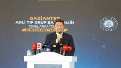 Adalet Bakanı Yılmaz Tunç, Gaziantep Adli Tıp Kurumu Grup Başkanlığı