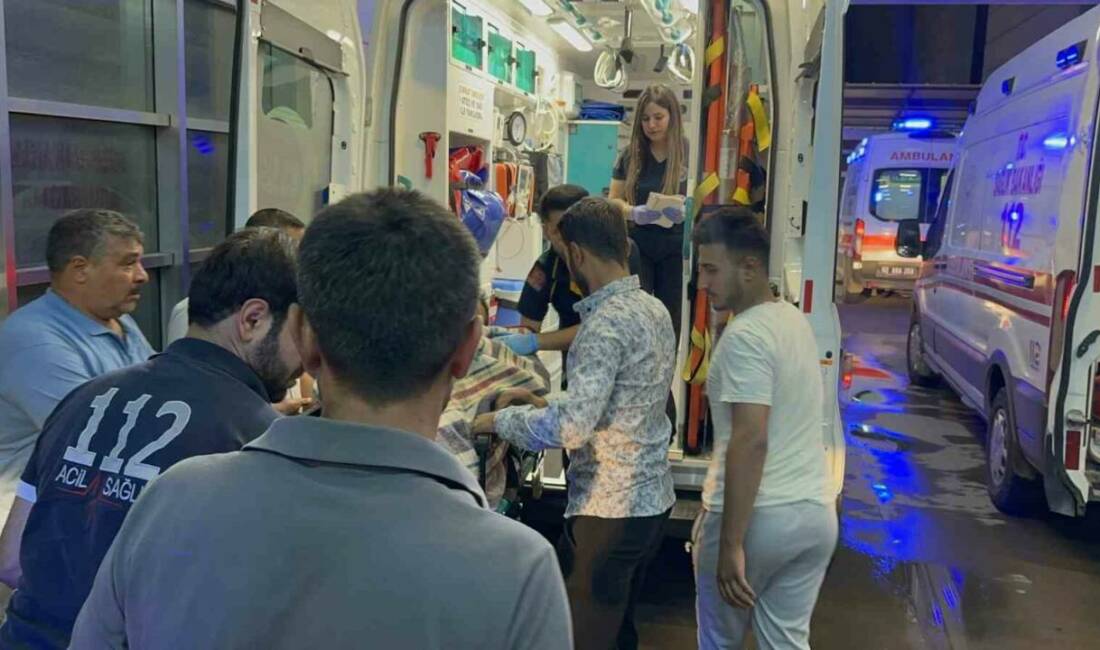 Adıyaman'ın Kahta ilçesinde, iki grup arasında çıkan bıçaklı ve silahlı