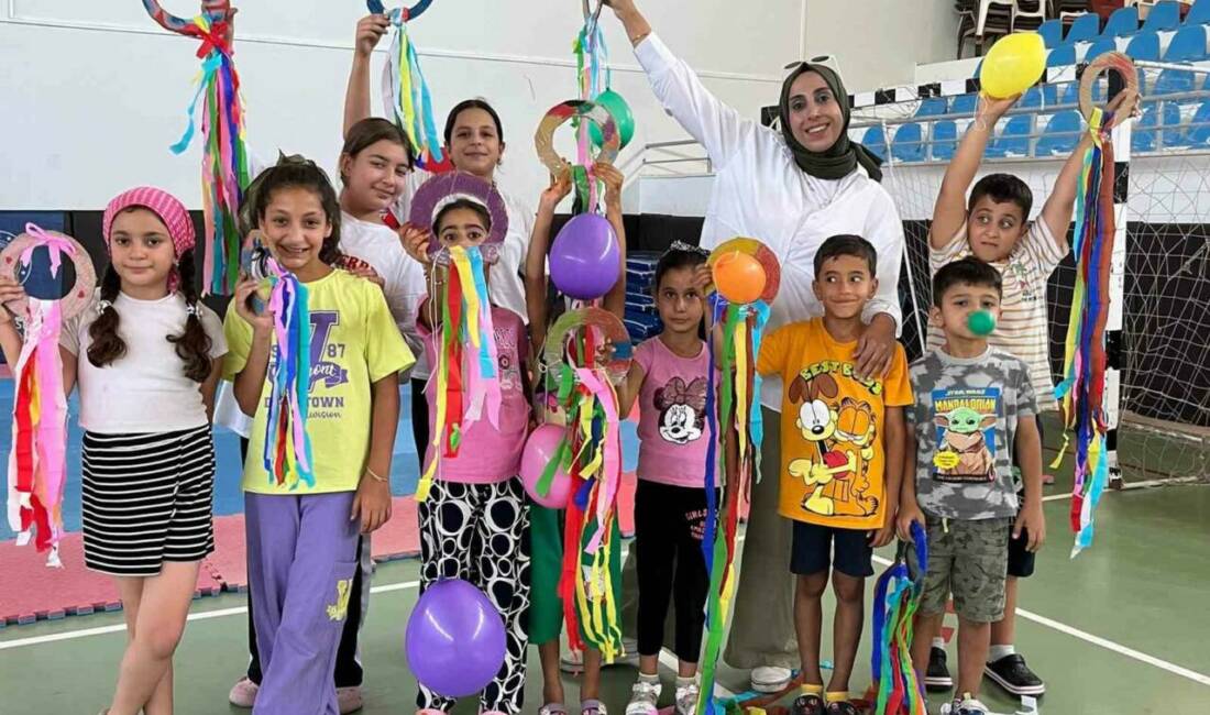 Araban ilçesindeki yaz okulunda öğrencilere eğlenceli ve gelişim sağlayıcı etkinlikler