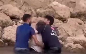 Adıyaman’ın Kahta ilçesinde Atatürk Baraj Göleti’ne düşen bir kadın, çevredeki