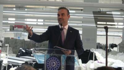 Sanayi ve Teknoloji Bakanı Mehmet Fatih Kacır, Kilis ziyareti sırasında