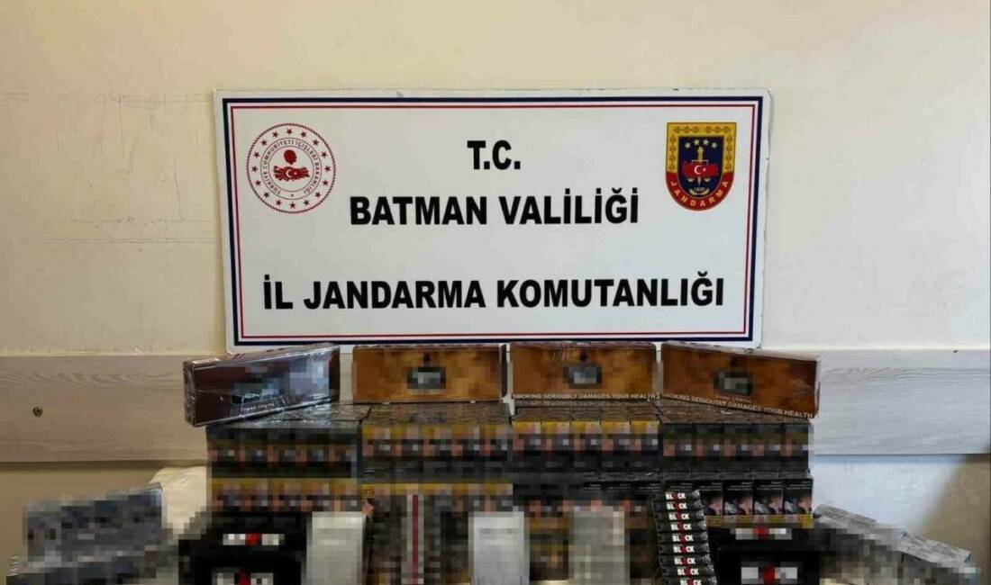 Hasankeyf ilçesinde bir araçta yapılan aramada gümrük kaçağı olduğu değerlendirilen