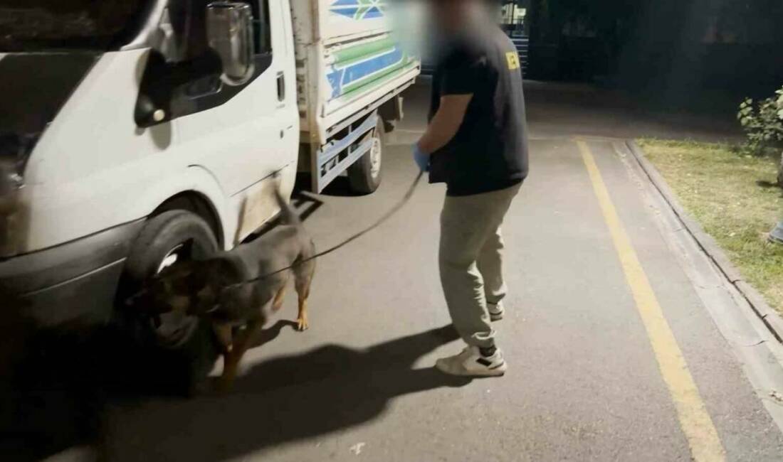 Batman'da polis ekipleri tarafından durdurulan bir kamyonette yapılan aramada dedektör