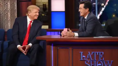 Amerikan gece şovlarının simge programlarından biri olan Stephen Colbert'in sunduğu