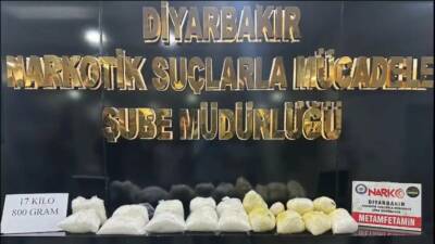 Diyarbakır’da 3 farklı operasyonda 43 kilogram uyuşturucu madde ele geçirildi,