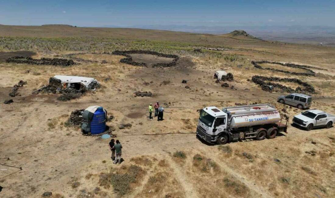 Diyarbakır Büyükşehir Belediyesi, Karacadağ bölgesindeki yaylalarda bulunan hayvanların su ihtiyacını