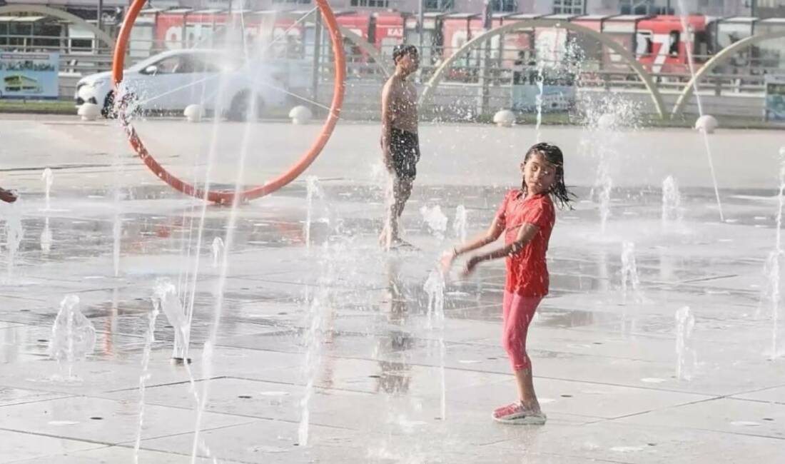 Gaziantep'te son zamanlarda artan aşırı sıcak hava nedeniyle Şahinbey Belediyesi'nin