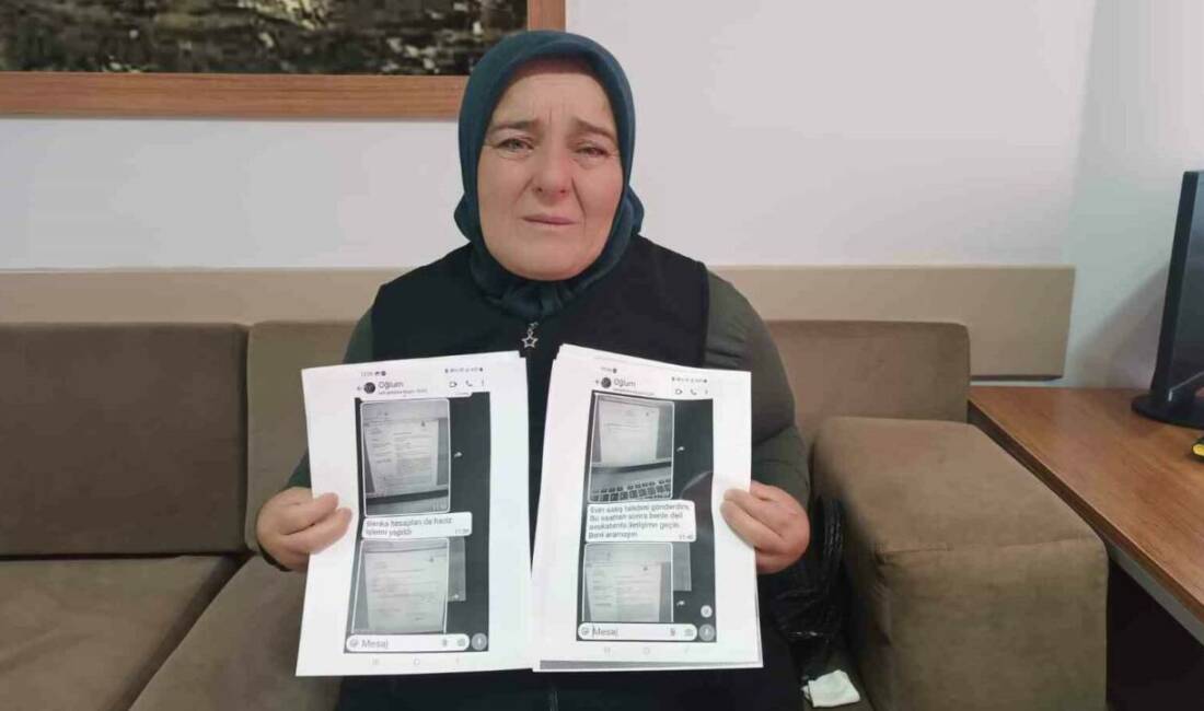 Gara şehidi Adil Kabaklı'nın annesi Cennet Kabaklı, oğlu tarafından yardım