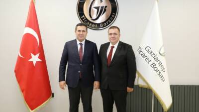 Gaziantep Ticaret Borsası (GTB) Meclis Başkanı Ahmet Tiryakioğlu ve Yönetim