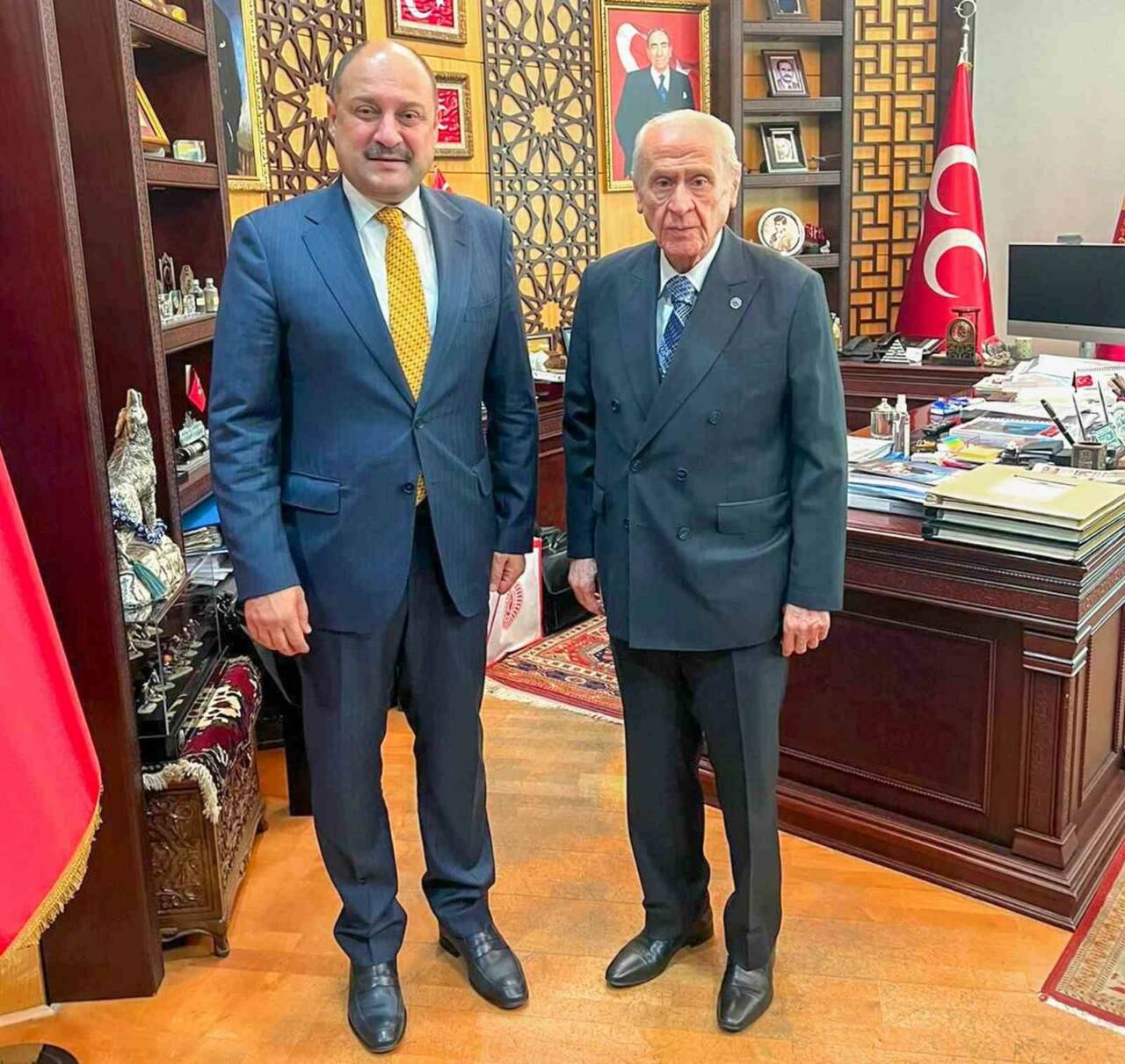 Şanlıurfa Büyükşehir Belediye Başkanı Mehmet Kasım Gülpınar, MHP Genel Başkanı