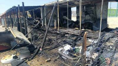 Adıyaman'ın Yunus Emre Mahallesi'nde bir iş yeri yangını meydana geldi.