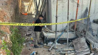 Adıyaman'ın Kahta ilçesinde bir inşaatta çalışan 45 yaşındaki kalıp ustası