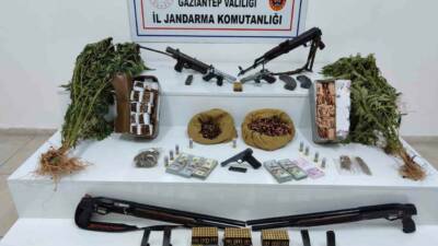 Gaziantep’te kaçakçılık olayları ve uyuşturucuyla mücadele kapsamında 145 olaya müdahale