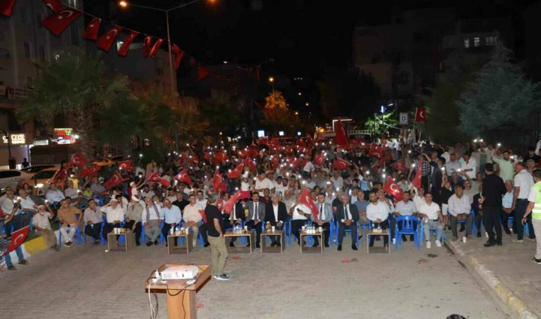 Adıyaman’ın Kahta ilçesinde 15 Temmuz Demokrasi ve Milli Birlik Günü
