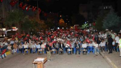 Adıyaman’ın Kahta ilçesinde 15 Temmuz Demokrasi ve Milli Birlik Günü