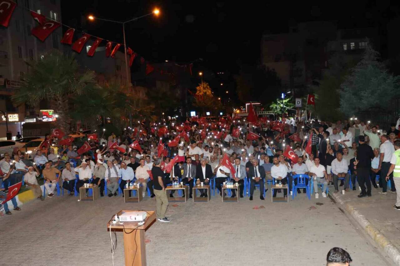 Adıyaman’ın Kahta ilçesinde 15 Temmuz Demokrasi ve Milli Birlik Günü