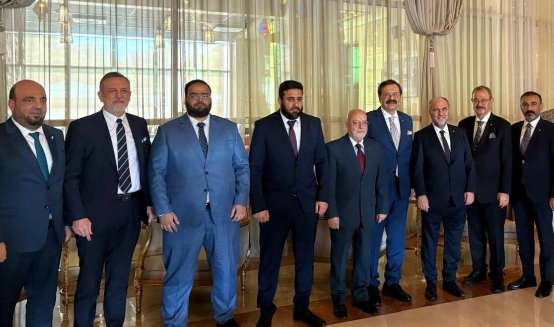 TOBB Başkanı M. Rifat Hisarcıklıoğlu liderliğindeki heyet, Suriye Cumhurbaşkanı Ahmed