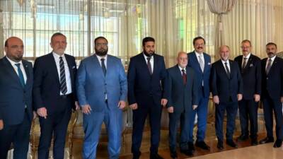 TOBB Başkanı M. Rifat Hisarcıklıoğlu liderliğindeki heyet, Suriye Cumhurbaşkanı Ahmed