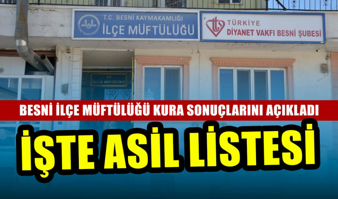 İŞKUR’un İş Gücü Eğitim Programı (İUP) kapsamında Besni İlçe Müftülüğünde