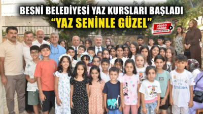 Besni Belediyesi, çocukların yaz tatilini hem eğlenceli hem de verimli